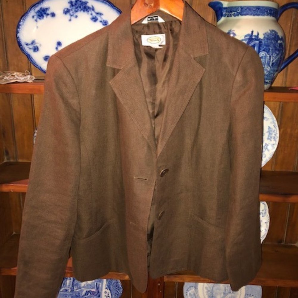 Talbots Linen Jacket